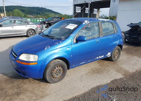 2008 Chevrolet Aveo 5 Ls from USA, damaged, VIN KL1TD66618B135656